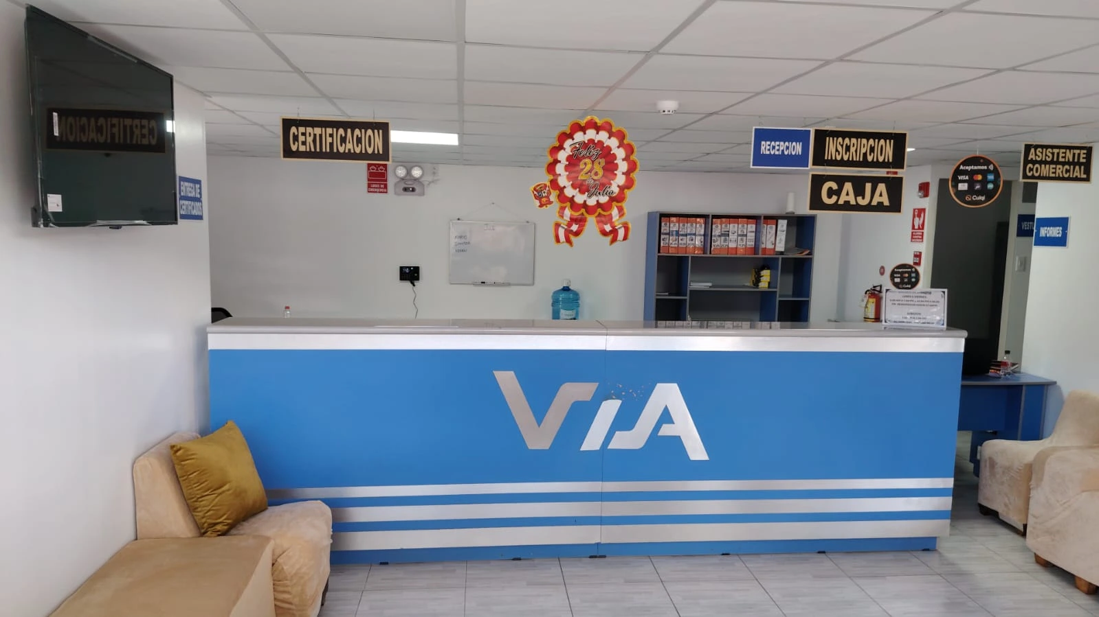 Oficinas administrativas de RT Selva Central con atención personalizada