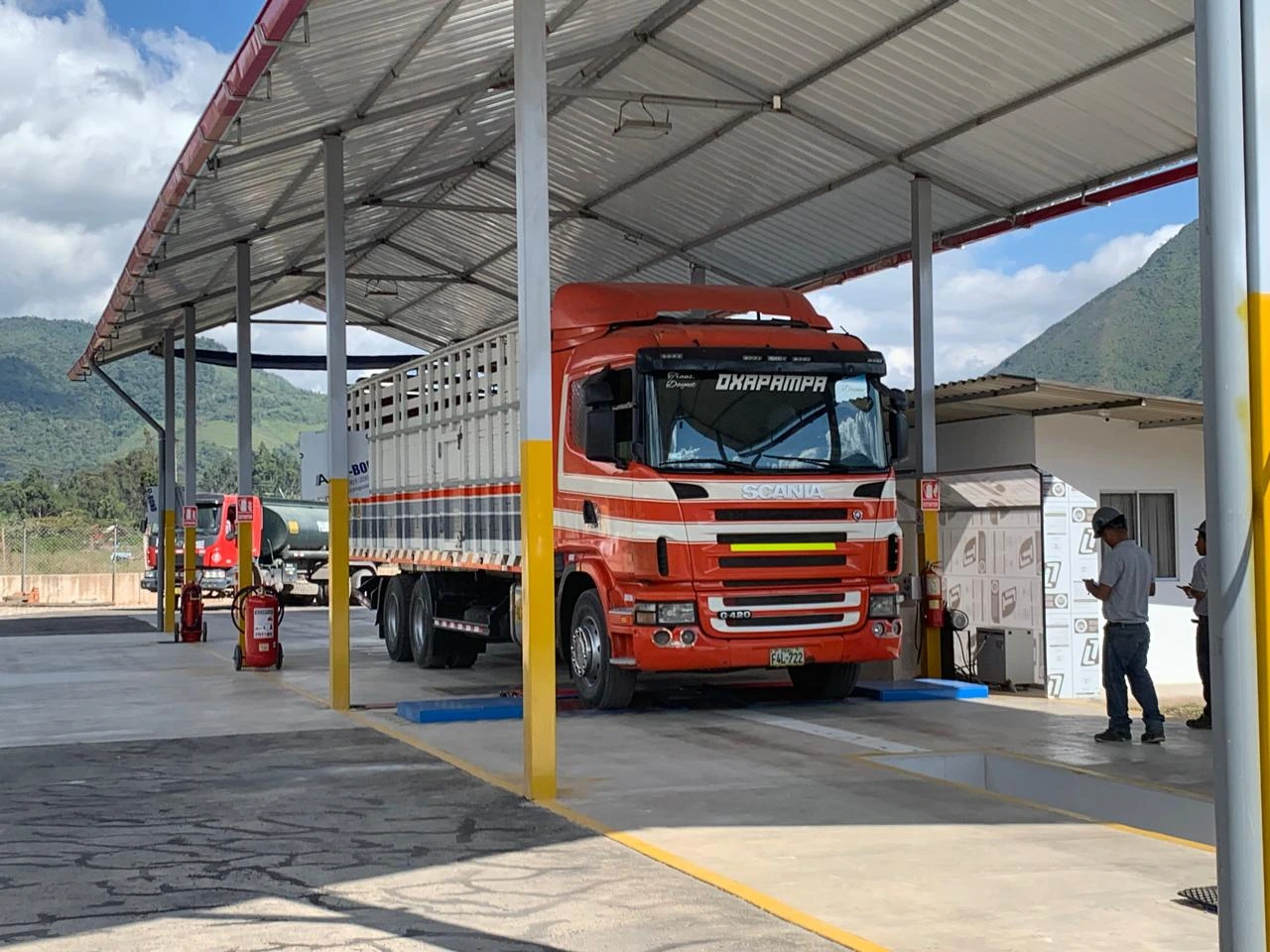 Oficina administrativa de RT Selva Central donde se gestiona la normativa vehicular